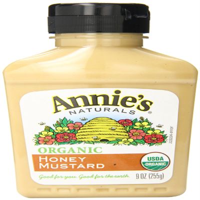 Annie's Naturals Organic Mustard, Honey, 9 Ounce (Pack of 12)