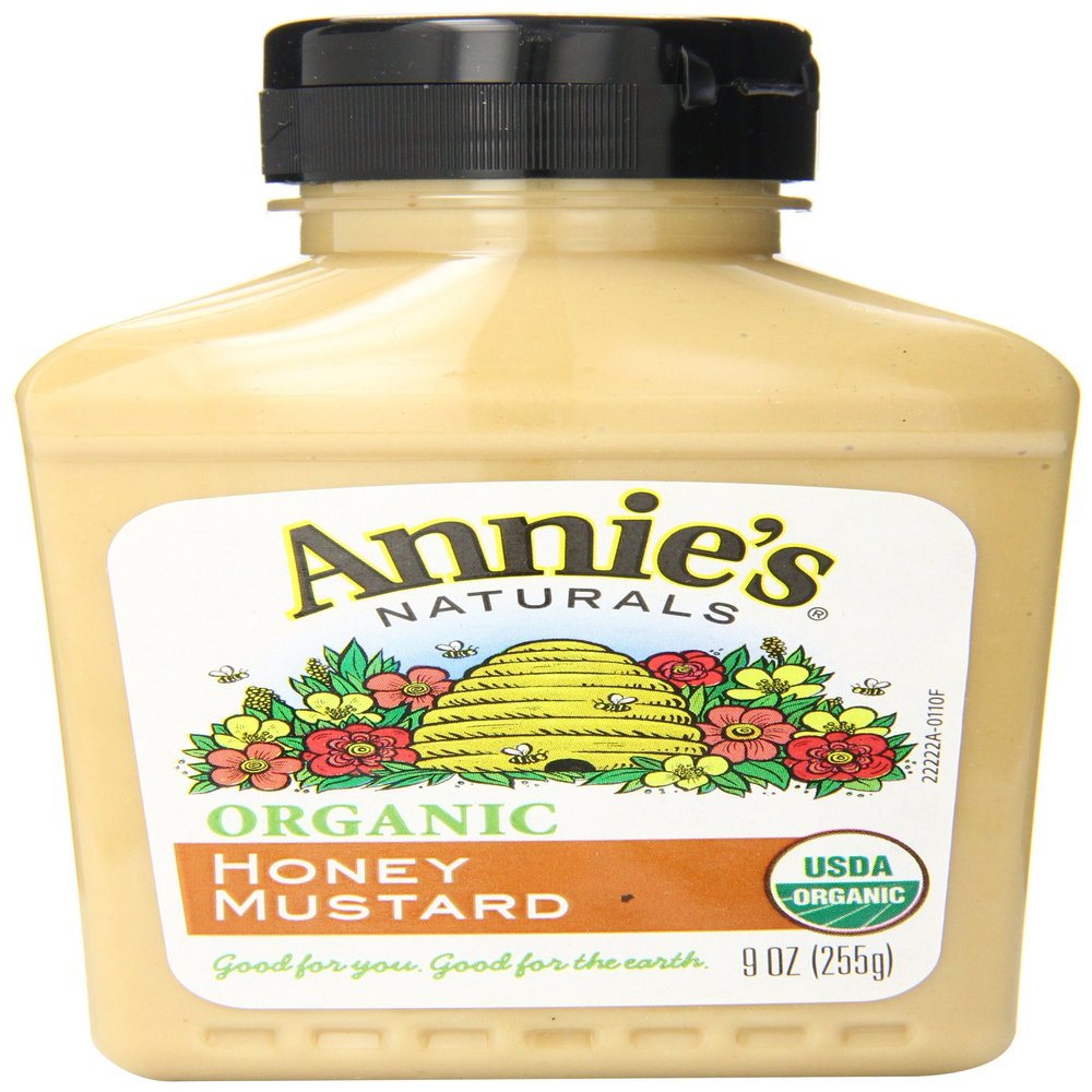Annie's Naturals Organic Mustard, Honey, 9 Ounce (Pack of 12)