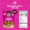 Second Nature Wholesome Medley Trail Mix - 30 oz Resealable Snack Pouches (Pack of 6), Certified Gluten-Free Snack  Dark Chocolate, Dried Fruit and Nut Trail Mix, Ideal for Travel Snacks view 2