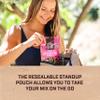 Second Nature Wholesome Medley Trail Mix - 30 oz Resealable Snack Pouches (Pack of 6), Certified Gluten-Free Snack  Dark Chocolate, Dried Fruit and Nut Trail Mix, Ideal for Travel Snacks view 4