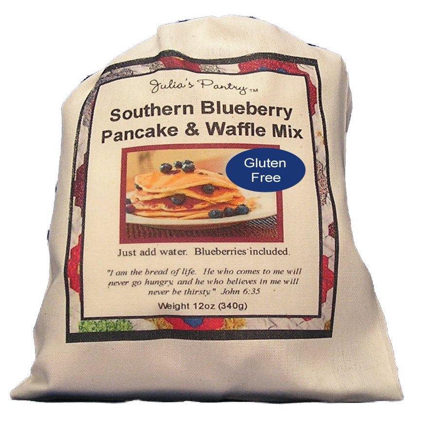 Gluten Free Blueberry Pancake Mix with Real Blueberries