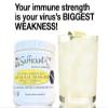 Sufficient-C High Dose Non-GMO Vitamin C Lemon Peach Immune-Ade Drink Mix, Convenient 125 Gram Size w/L-lysine, Bromelain & a Premium 96% Pure Green Tea Extract - Stomach Friendly, Adrenal Supportive view 2