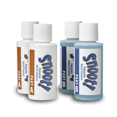 Snoot! Nasal Cleanser Refill Kit (4-2oz Bottles) Strong Formula