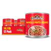 La Costea Whole Pinto Beans - Ready-to-Eat Canned Pinto Beans for Mexican Food, Vegetarian Chili Ingredients, Bean Dip, Bean Burger, Burrito & Vegan Protein Salad - 14.1oz, 12 Pack Canned Food view 1