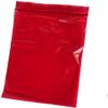 uGems 4" x 6" Red Resealable Plastic Storage Bags  100 Pack of Opaque Reclosable Bags for Privacy, Light Protection, Food Storage, Crafts, Medicines, and Office Supplies