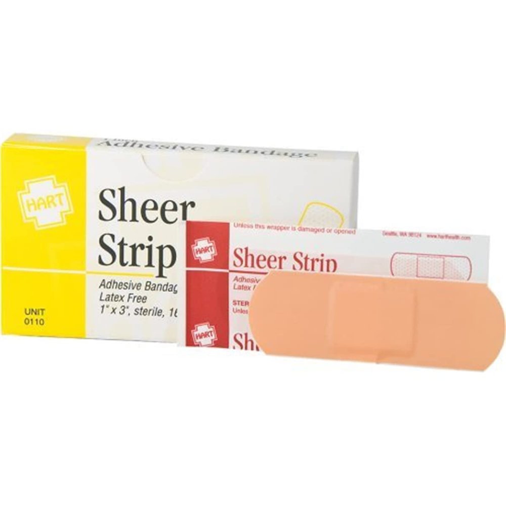 1" X 3" Adhesive Strips, 16/Unit