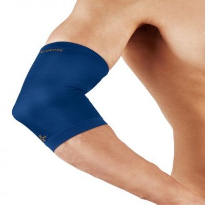 Tommie Copper Elbow Sleeve, Cobalt Blue, Medium