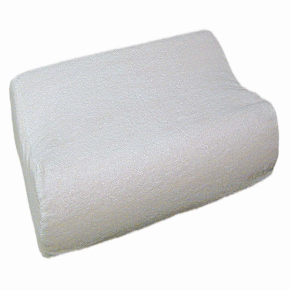 Radial Cut Memory Foam Pillow,19"X12"X3"-4 1/2" [Each-1 (single)]