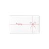 Maruai GF-2HW x 5P Gift Card Bags, Happy Mini, White, 25 Pieces view 1