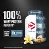 Dymatize ISO100 Whey Protein Powder Isolate, Vanilla, 25g of Protein, 3 Pound, 5.5g BCAAs, Less Than 120 Cal., Gluten Free, 1g Fat, 1g Sugar, 2g Carb (45 Servings) view 2