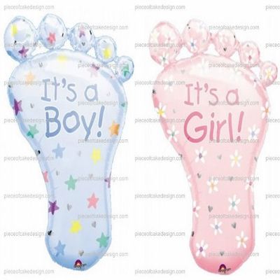3" ~ Twins Baby Shower Balloons Birthday ~ Edible Cake/Cupcake Topper!!!