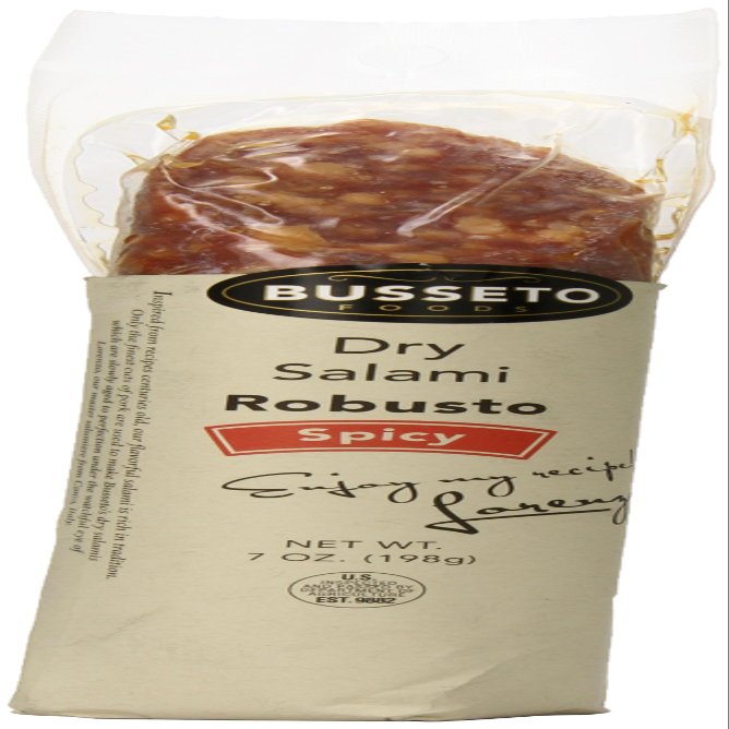 Busseto Salami, Spicy, Paperwrapped, 7.0 Ounce