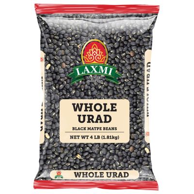 Laxmi Urad Gota Dal (Unhusked Black Lentils) - Traditional Indian Foods - 4lbs