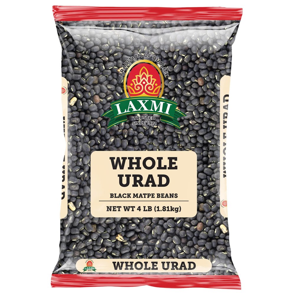 Laxmi Urad Gota Dal (Unhusked Black Lentils) - Traditional Indian Foods - 4lbs