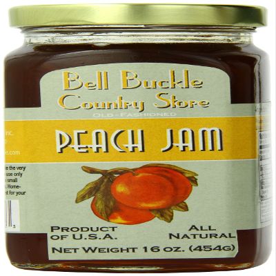 Bell Buckle Jam, Peach, 16 Ounce