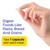 Enzymedica GlutenEase, Advanced Digestive Enzymes for Women and Men, Fast-Acting Formula for Bloating Relief & Digestive Health, Helps Break Down Gluten & Casein, 120 Capsules FFP view 4