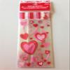 25 Valentine Treat Bags with Ties Hearts view 1