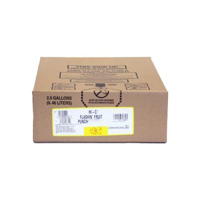 Supply Depot HI-C Flashin Fruit Punch Syrup 2.5 Gallon Bag in Box BIB Sodastream, 320 Fl Oz (Pack of 1)