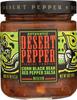 Desert Pepper Corn Black Bean Roasted Pepper Salsa 16 Oz (Pack of 6) view 1