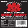 Buffalo Bills 12.5oz Premium Maple Pepper Beef Jerky 7" Strips (25 beef jerky strips per bag) view 3