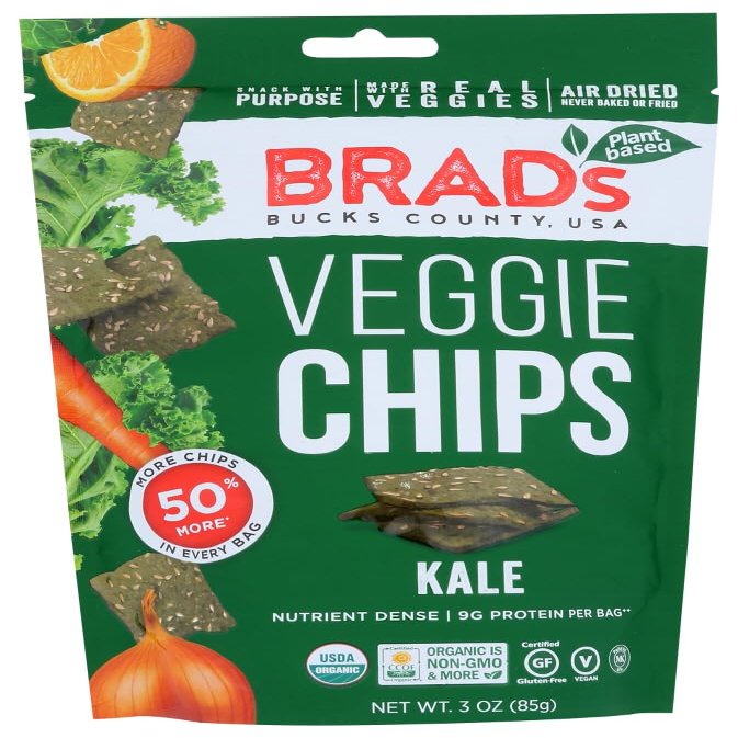 Brad'S Raw Chips Kale (12X3Oz )