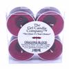 4 Pack of Dragons Blood Scented Gel Candle Mineral Oil Based Tea Lights Hand Poured in USA by The Gel Candle CompanyTM - up to 8 Hours Each  view 1