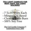 4 Pack of Lavender Lemongrass Scented Mineral Oil Based Up to 8 Hour Scented Tea Lights by The Gel Candle Company view 2