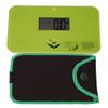 NewlineNY Step-on Super Mini Smallest Travel Bathroom Scale with Protection Sleeve: SBB0638SM-GN Green + Case Cover view 1