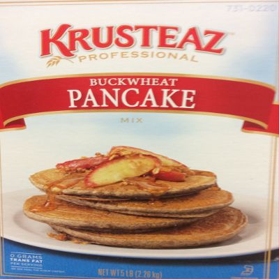 Krusteaz BUCKWHEAT PANCAKE Mix 5lbs. (3-Pack) Restaurant Quality