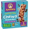 Annie's Gluten Free Chewy Granola Bars, Double Chocolate Chip, 5 Bars, 4.9 oz view 1