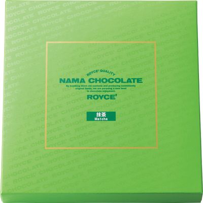 ROYCE' Nama Chocolate "Matcha" - Chocolate Lightly Infused with Matcha | Gourmet Snack for Gifting & Indulging | Japanese Chocolate from Hokkaido (20 Pieces of Chocolate)