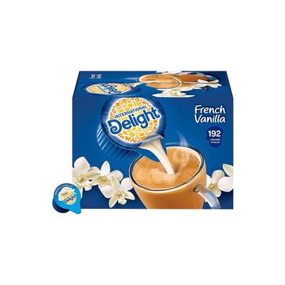 WhiteWave 100708 Liquid Coffee Creamer Int Delight .5oz 192/CT French Vanilla