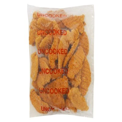 Crispy Lishus Medium Line Flow Chicken Tenderloin Fritter, 10 Pound -- 1 each.