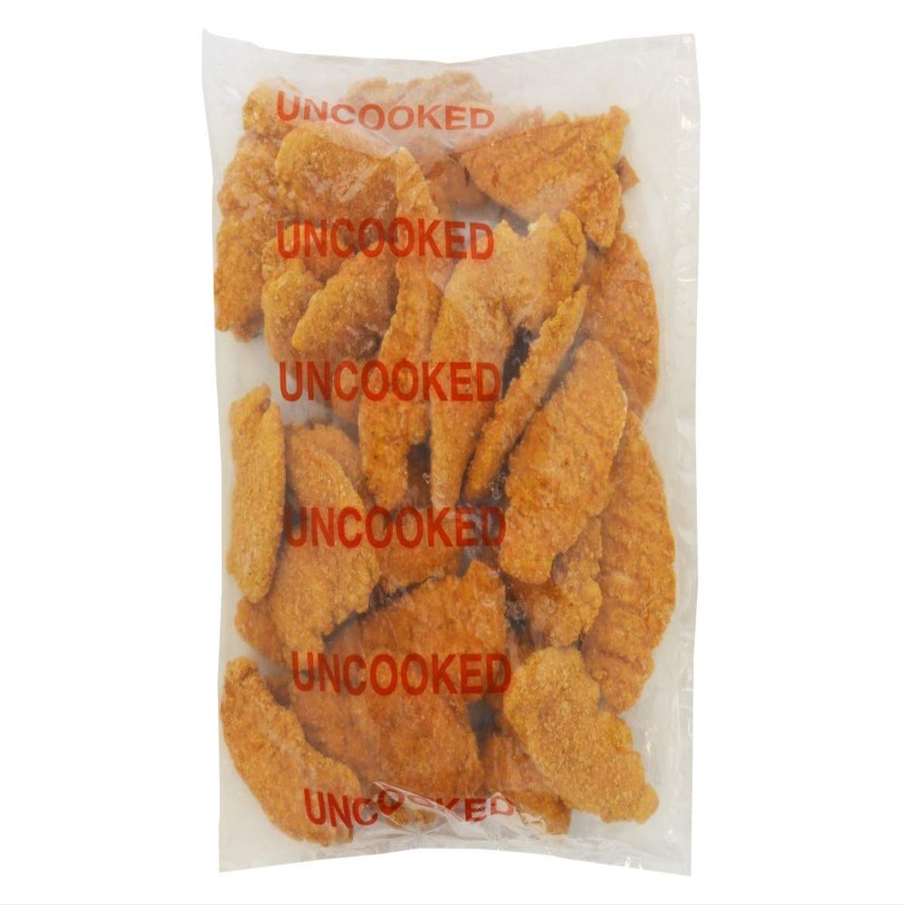 Crispy Lishus Medium Line Flow Chicken Tenderloin Fritter, 10 Pound -- 1 each.