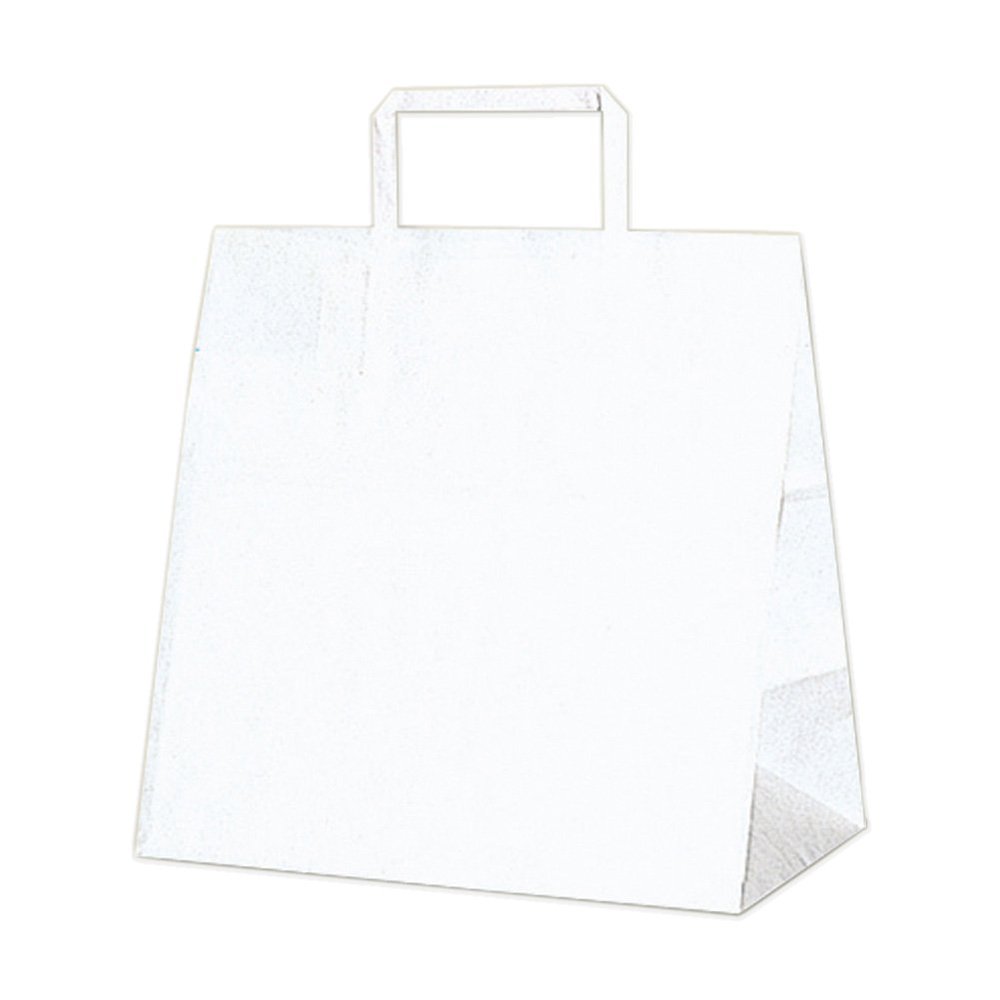 Heiko H25CB E Handbag, Paper Bags, Flat Handstring, 10.2 x 6.3 x 10.2 inches (26 x 16 x 26 cm), 50 Sheets