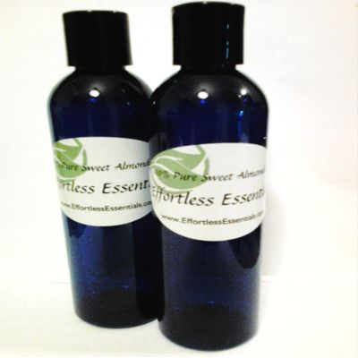 100% Pure Sweet Almond Oil - Two 8oz Bottles