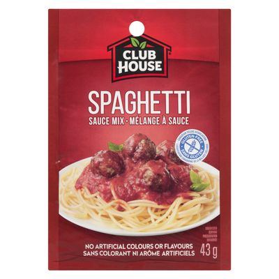 Club House Spaghetti Sauce Mix, 43g/1.5oz., (Imported from Canada)