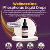 WellnessOne Ionic Phosphorus Supplements - Phosphorus Liquid from Ortho Phosphoric Acid for Teeth, Bone Health, & Energy Support - Non-GMO, Vegan, Gluten Free - 1.67 fl oz view 4
