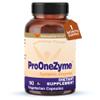 WellnessOne ProOneZyme Digestive Enzymes Supplements - Systemic Proteolytic Enzymes for Digestion, Gut Health, Gas Relief & Bloating - Contains Bromelain, Nattokinase, Protease & More - 90 Capsules view 1