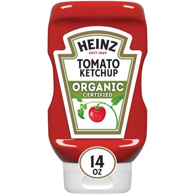 Heinz Organic Tomato Ketchup, 14 oz Bottle