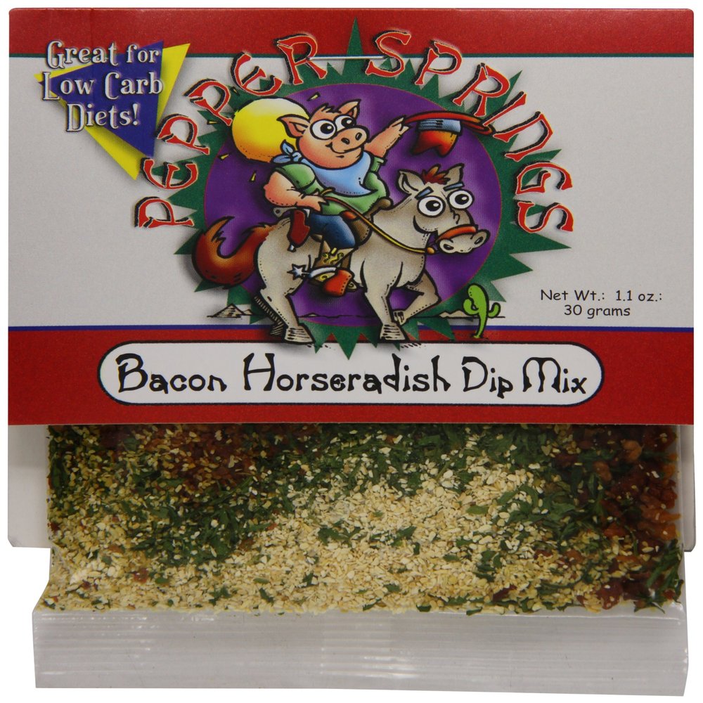 Carmie's Kitchen Bacon Horseradish Dip Mix, 1.1 Ounce