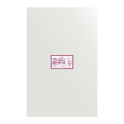 Shimojima F42-65 Transparent OPP Bags, Crystal Pack, For Clothing, 50 Pieces, Thickness 0.03 x Width 16.5 x Height 25.6 inches (0.03 x 420 x 650 mm)