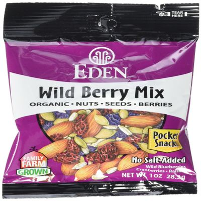 Eden Organic Snack Mix, Wild Berry, 1 Ounce (Pack of 12)