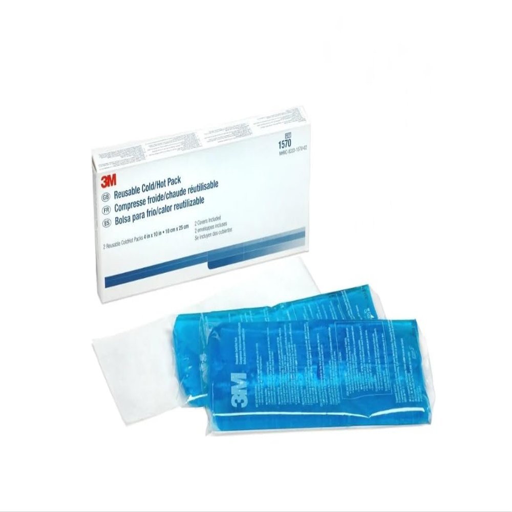 3M Nexcare 4" X 10" Reusable Cold/Hot Therapy Pack , Pack of 6