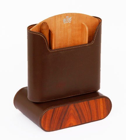 Brizard & Co. Show Band Coffee With Rosewood Travel Cigar Humidors