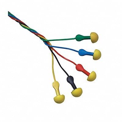 E-A-R Express Pod Plugs Uncorded Earplugs, Hearing Conservation Assorted Color Grips 321-2200 in Pillow Pack-3M