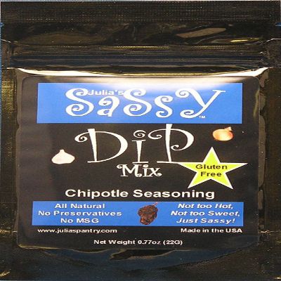 Julia's Sassy Dip Mix Chipotle Pack of 4