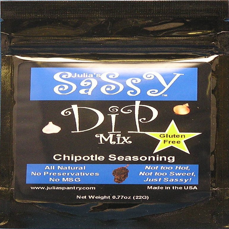 Julia's Sassy Dip Mix Chipotle Pack of 4