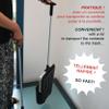 MSV 100070.01 Folding Shovel with Broom Plastic Black 30 x 10 x 85 cm view 3
