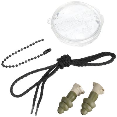 6498 Battleplugs Impulse Earplug,Pocket-Pak,Chain,Cord,Med